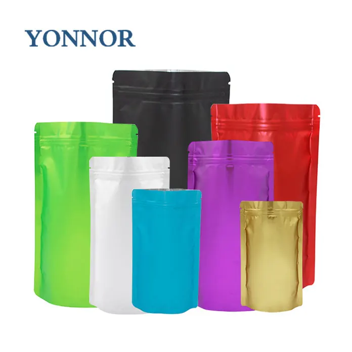 YONNOR Custom Printed Boutique Pink Lays Potato Chips Food Silicone Ziplock Plastic Bag