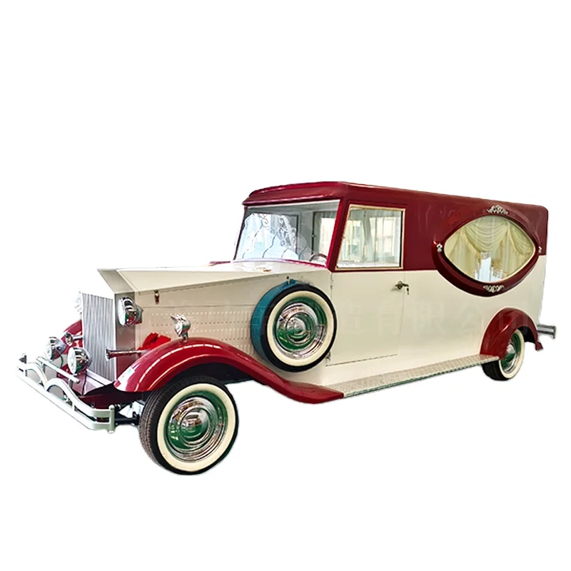 Qianzhimei Electric Funeral Horse-Drawn Hearse New Product Selling Point Eco-Friendly Electric Fuel