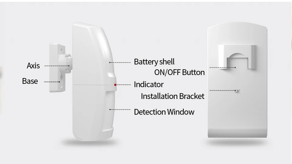 Best sell HW03D Wireless 868MHZ 433MHZ Movement sensors battery powered pir motion detector