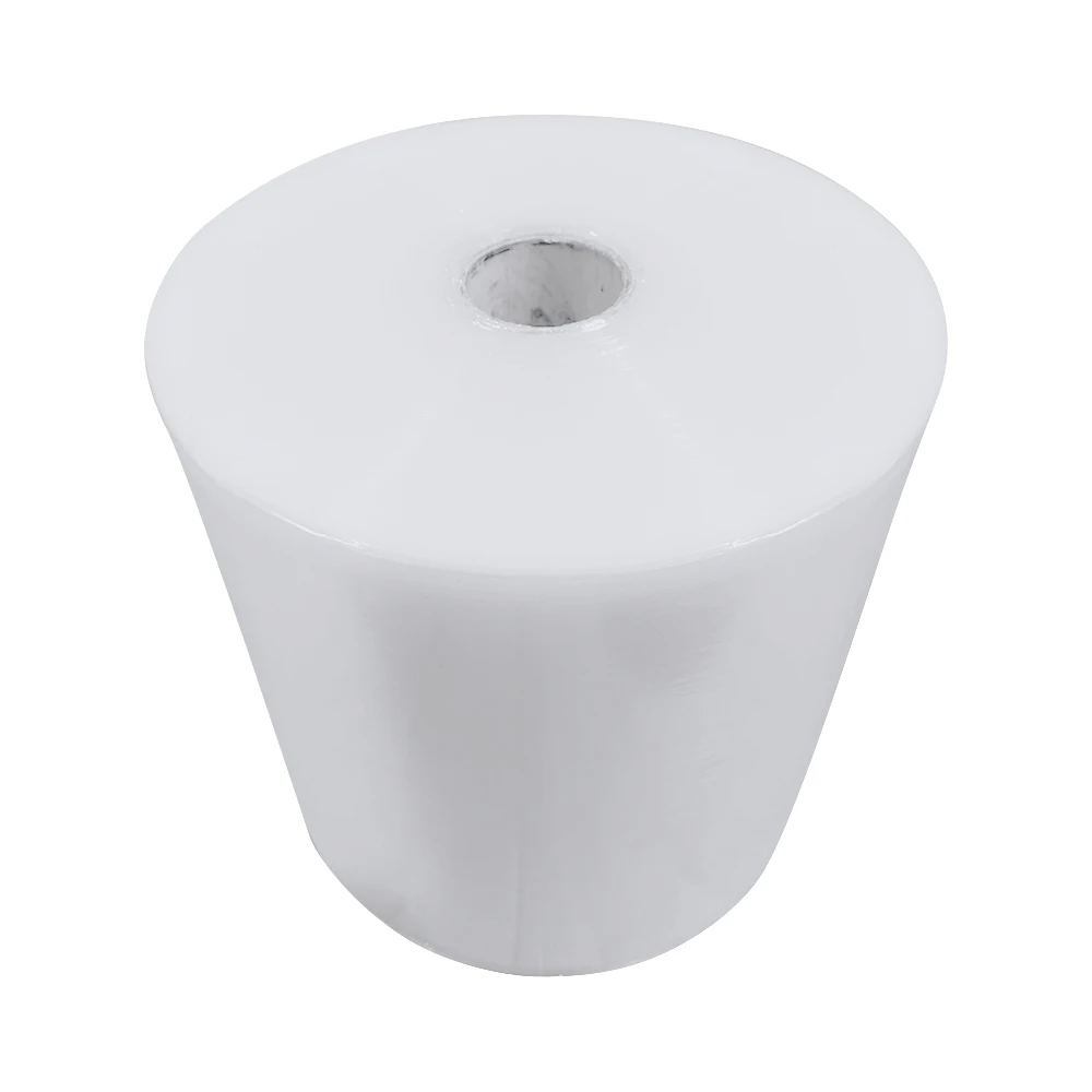 Logistics film usage transparent jumbo stretch film wrapping polyethylene lldpe stretch wrap jumbo roll stretch film best price