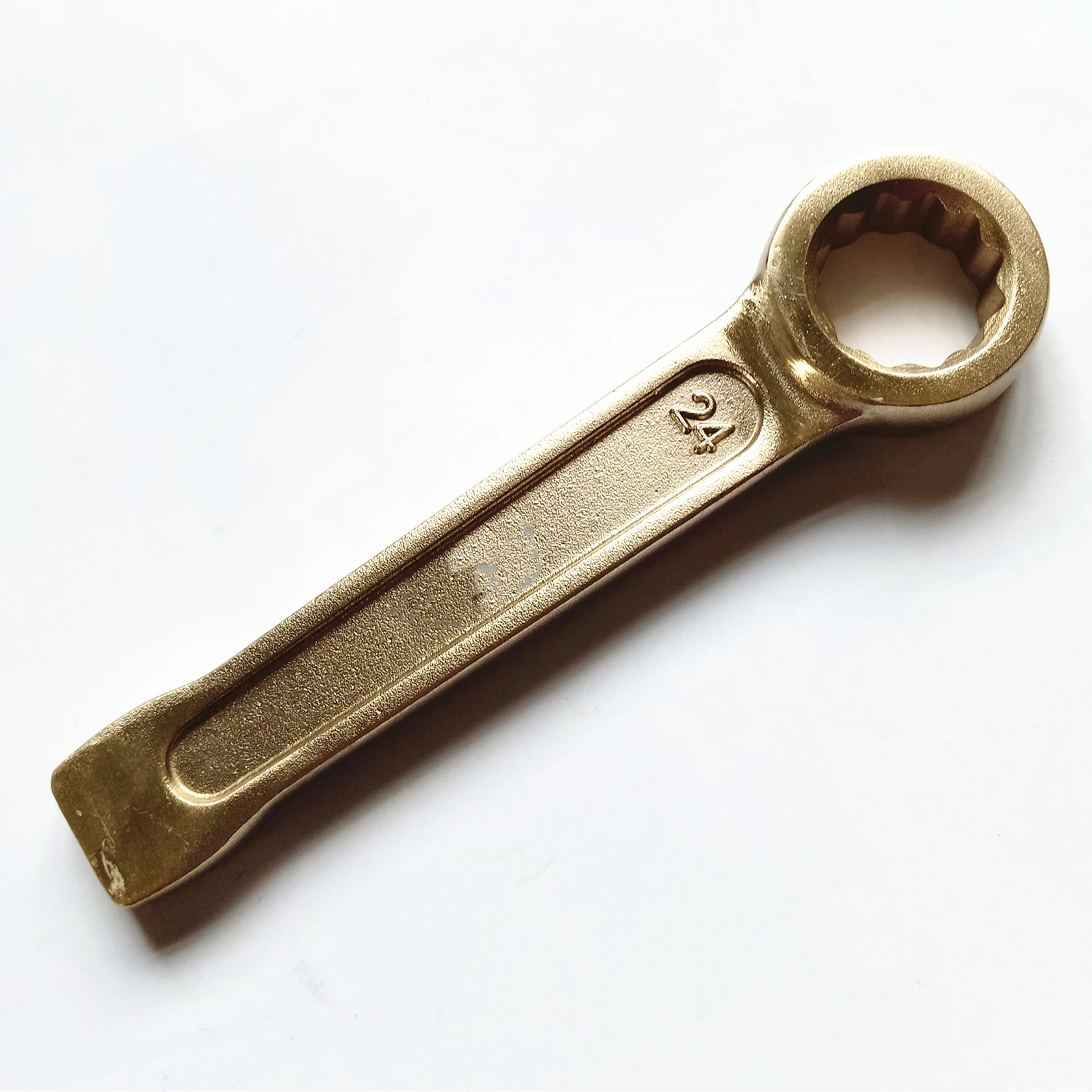 
24mm box end slogging wrench spanner aluminum bronze alloy non spark tools 