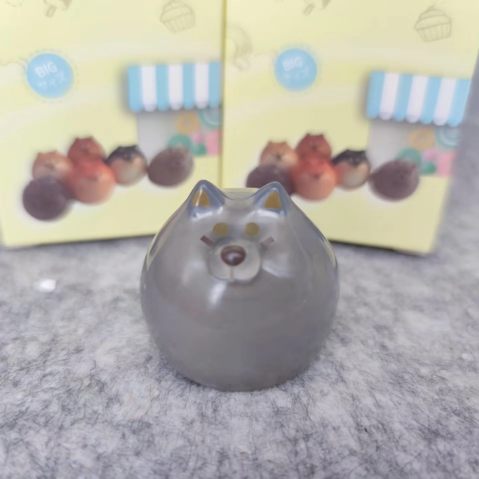 Bestselling Wholesale pvc cartoon cute Model kawaii toy animal doll fat bread Shiba Inu Dog Mystery figure Blind Box