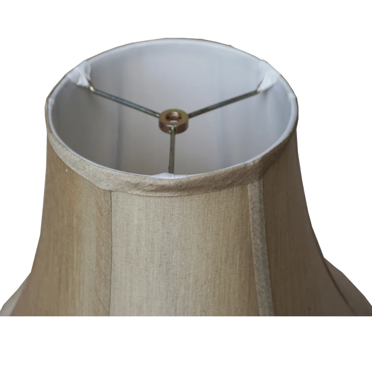 Trumpet Selling Large Indoor Round Wholesale Handmade Fabric Table Lamp Shade