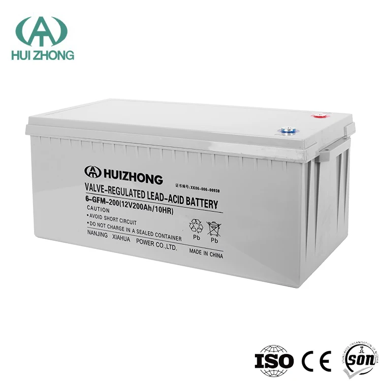 10hr rate 12v 200ah Lead Acid Battery Low Self-discharge AGM 12V 200AH Solar Battery