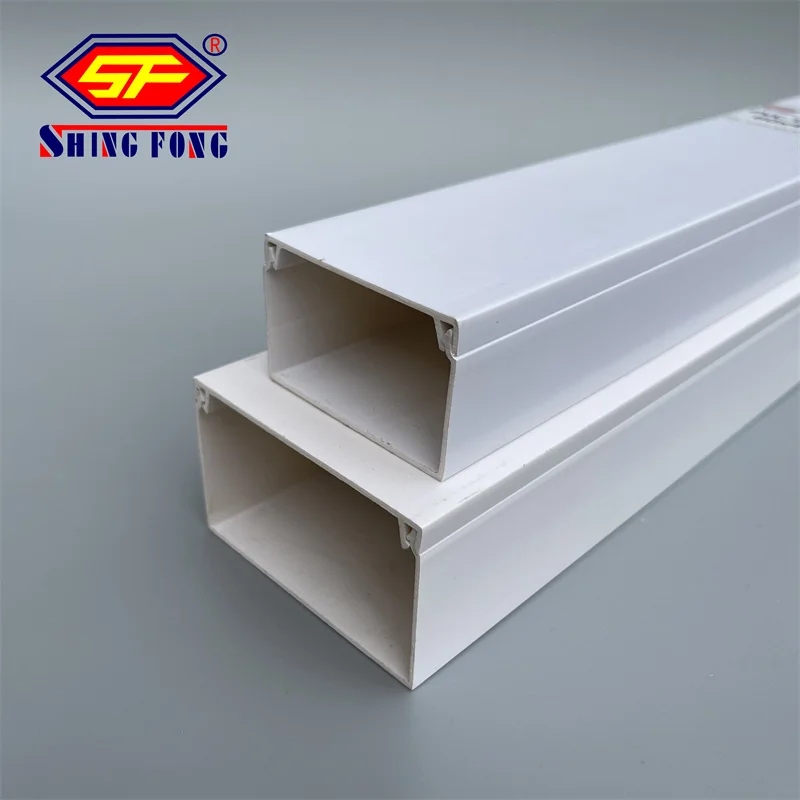 Wholesale Plastic Cable Raceway PVC Electric Trunking 60x40mm