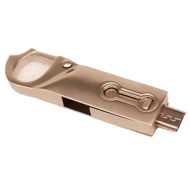 2in1  USB2.0 Metal USB Flash Drive 4gb 8gb 16gb 32gb 64gb 126gb 256gb 512gb for Android phone PC TV gaming