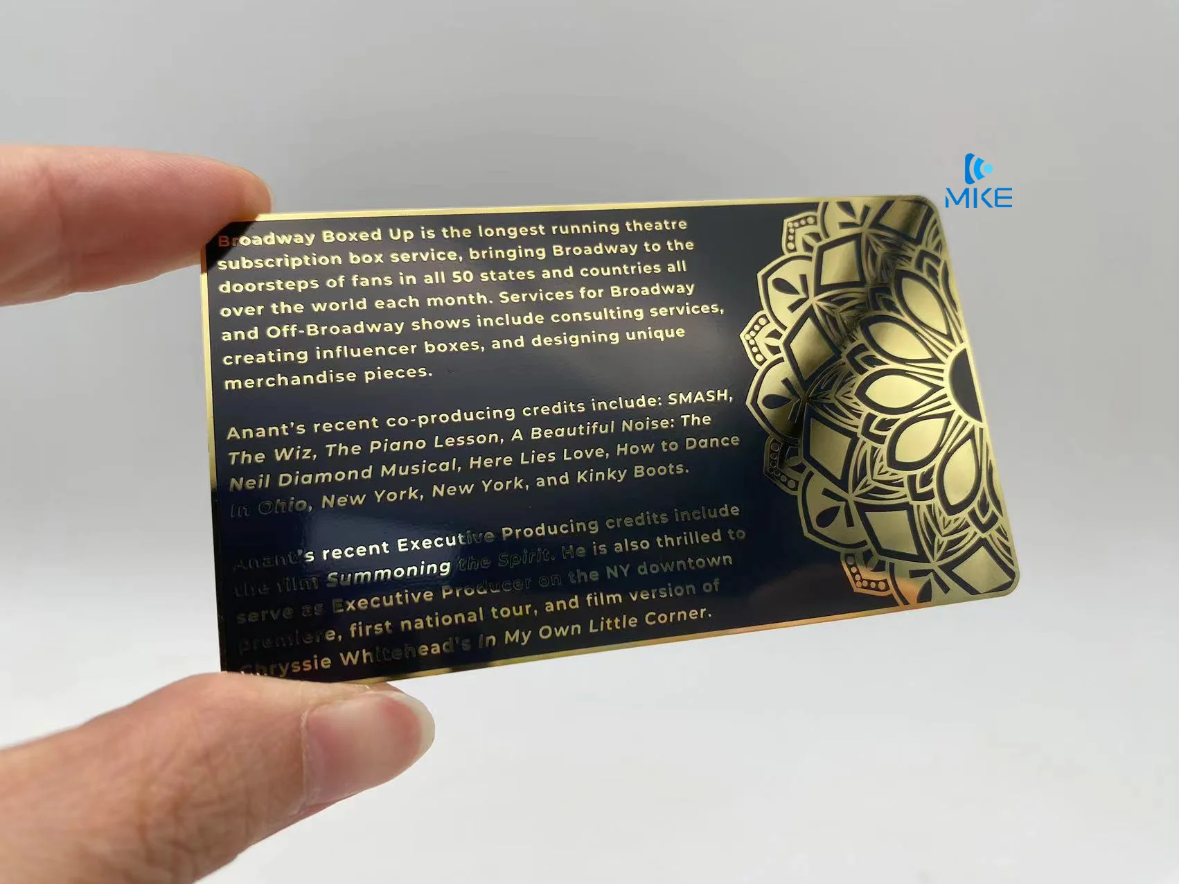 Custom gift different numbers business cards with logo