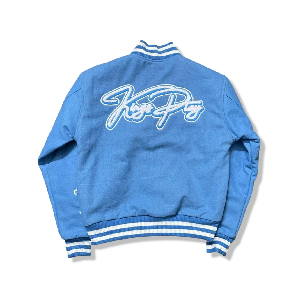 Custom varsity jacket unisex university pop chenille patches logo embroidery varsity