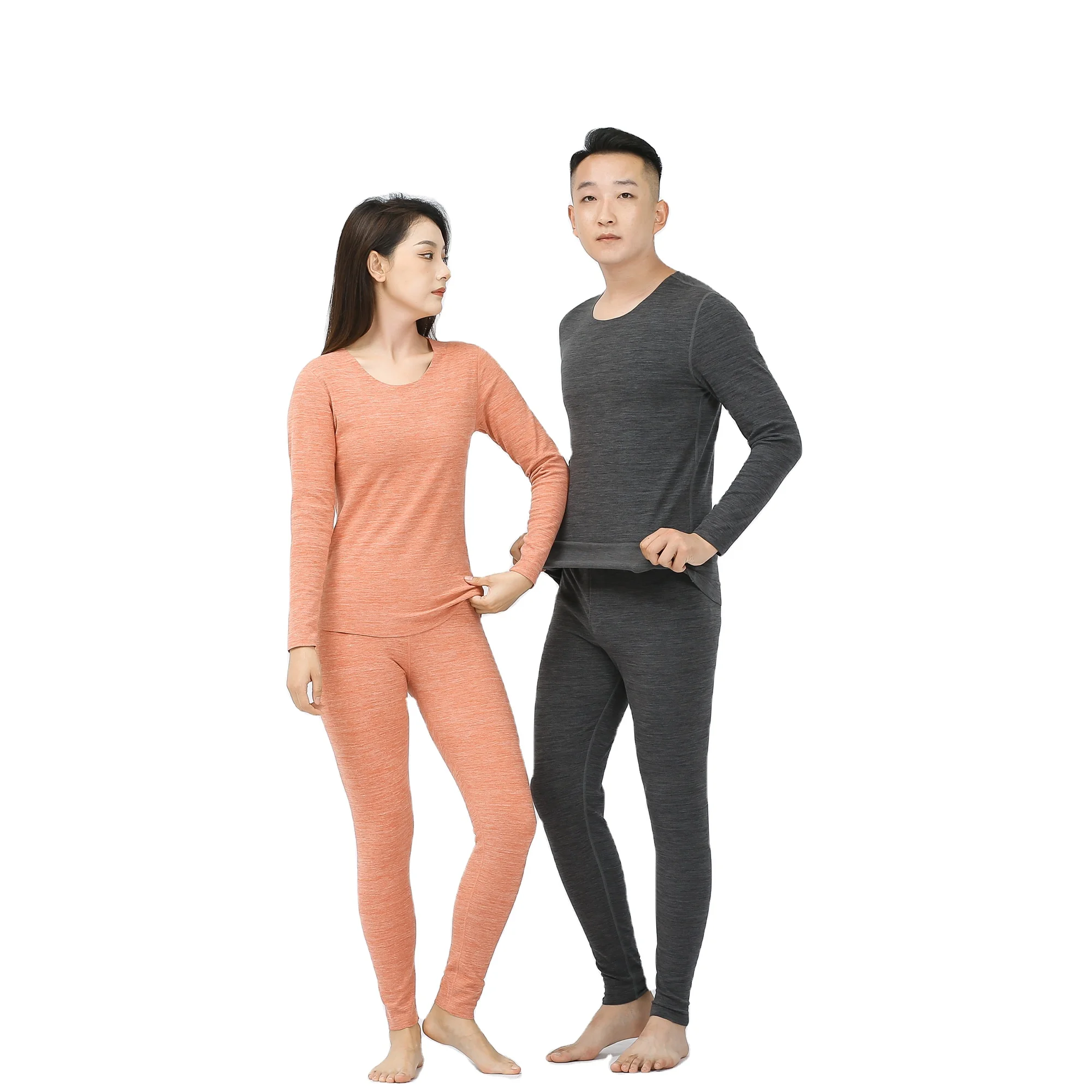 Mens Thermal Underwear Super Cozy Long Johns Top and Bottom Sets
