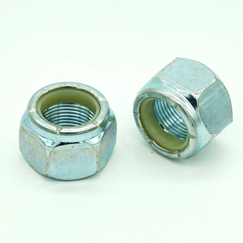 
inch galvanized nylon insert lock nut 