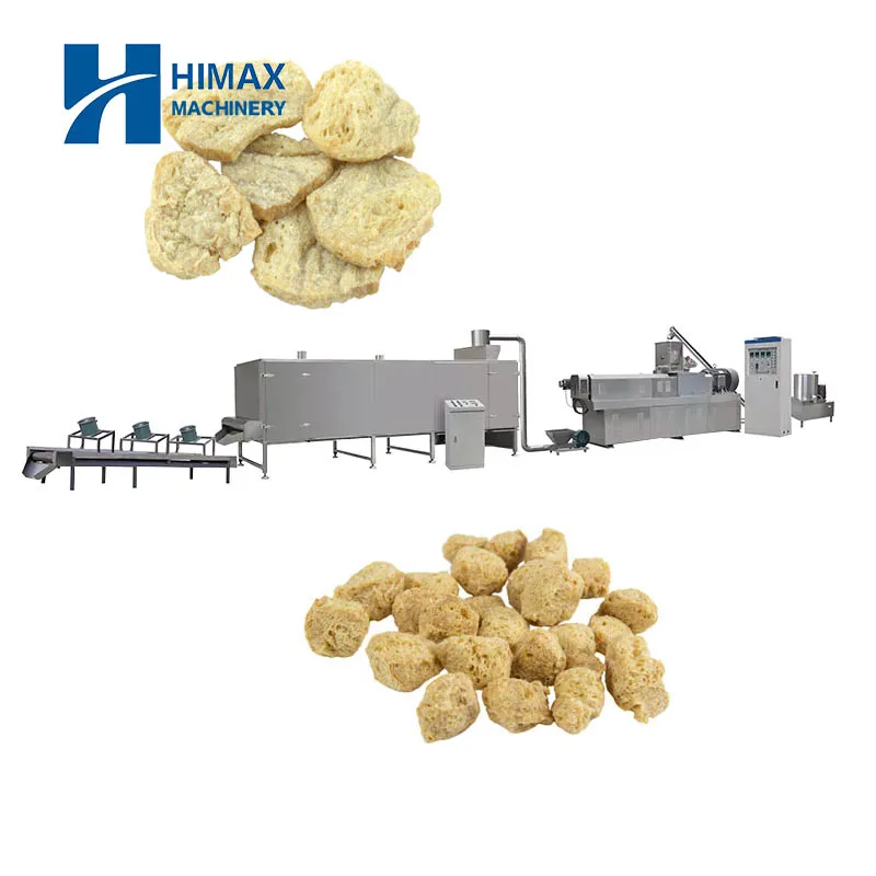 Soya Meat Extruder Machine Textured Soya Protein Making Machine Soya Chunks Extruder Machine Production Line