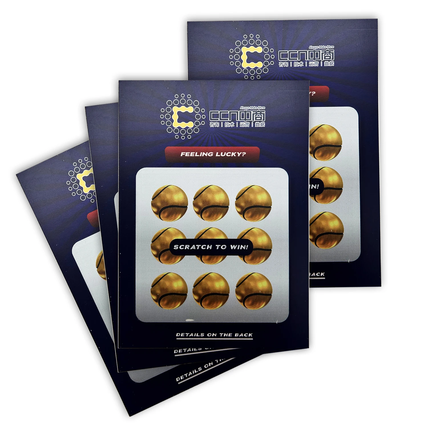 New Style Sale Scratch Off Paper Phone Cards Printing Custom Scratch Off Card Lottery