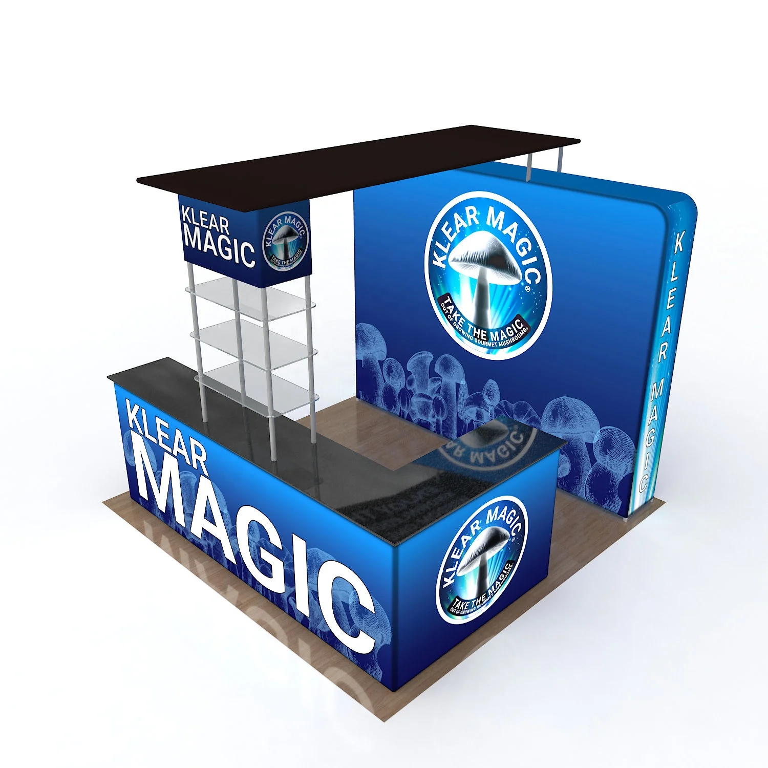 Las Vegas Lighting Trade Show Booth  Nice Trade Show Booth LED USA Backlit Trade Show Booth