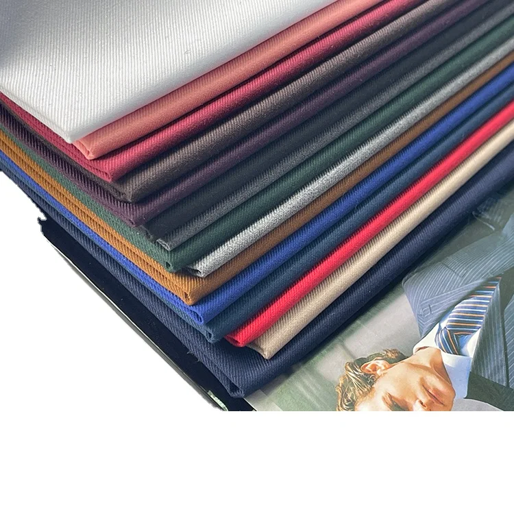 Factory stock lot polyester Ribbon suiting viscose 80/20 english selvedge TR suit fabric for Africa market