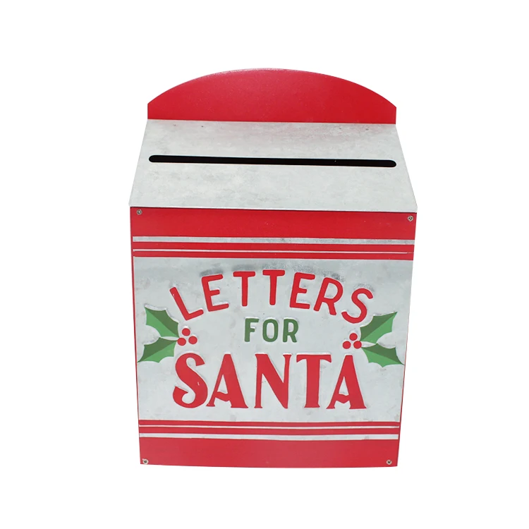 Wood Decorations Wood Crafts Wholesale Christmas Decorations Outdoor Mailboxes for Christmas 2022