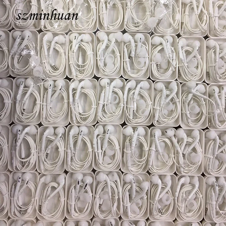 
3.5mm Original 1:1 S6 Handsfree 110cm In-ear Wired Handfree Headphones Earbuds Earpieces Earphone With Mic For Samsung 