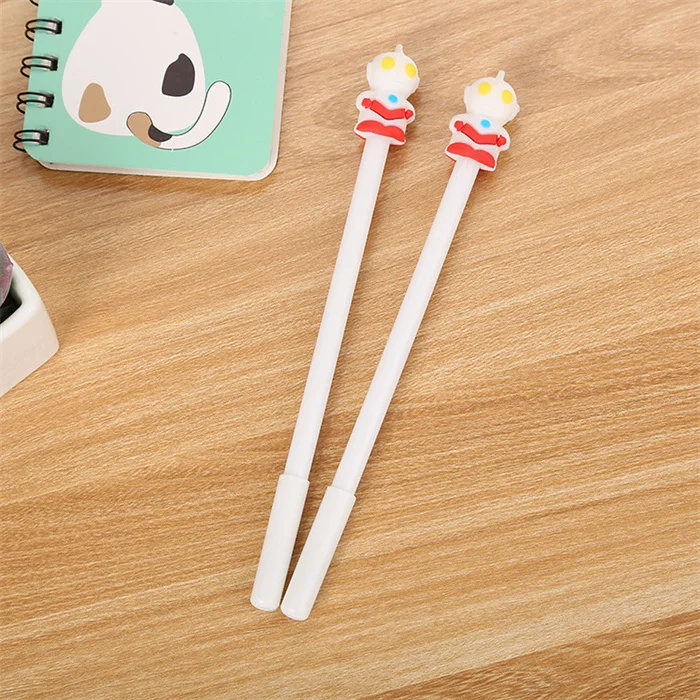 New school office Products wholesale stationery items list with Low price cartoon Hero design plastic ballpoint gel pen for boys