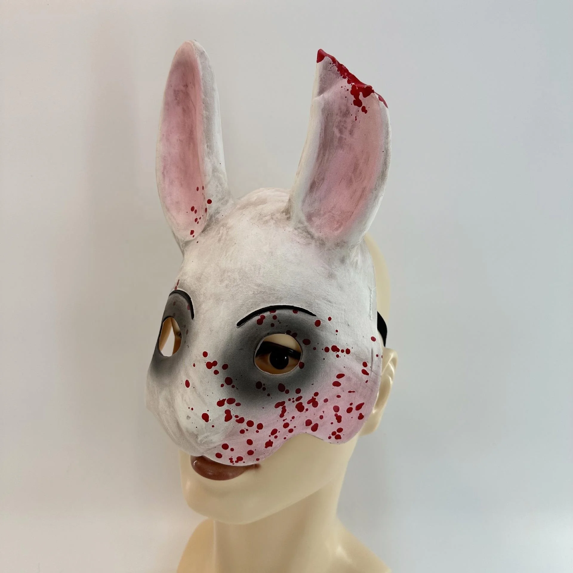 Party Supplier Bloody Bunny Rabbit Mask Scary Horror Monster Latex Rabbit Easter Bunny Cosplay Party Mask for Adult