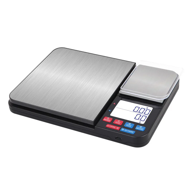 10kg/0.1g Dual Platform Digital Kitchen Food Scale Electronic Cooking Baking Scale Coffee Weighing Function Electric Power