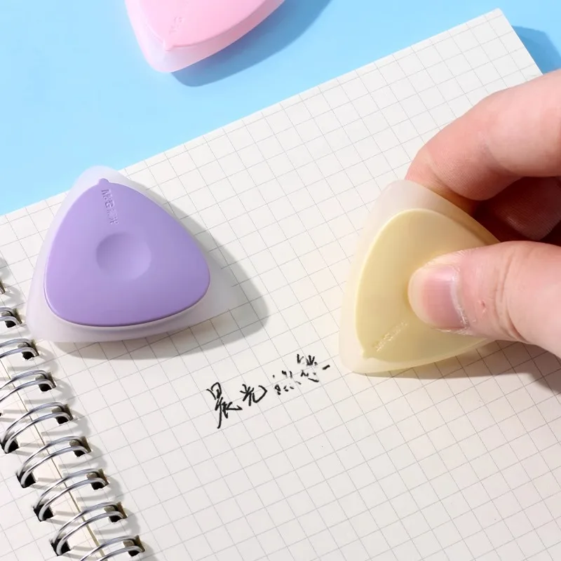 M&G Cute Silicone Insulated Pencil Eraser Office Rubber Triangle Pattern Erasable Pens for School Stationery