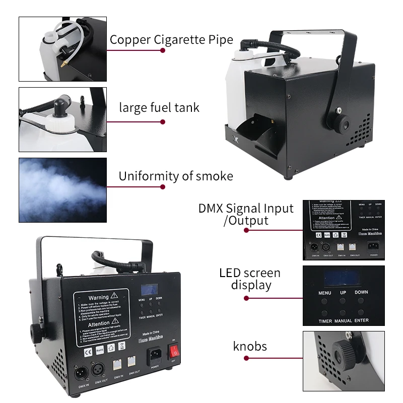 Оптовая цена 1000 Вт низкая вода противотуманная машина dmx512 дымовая для свадебной вечеринки