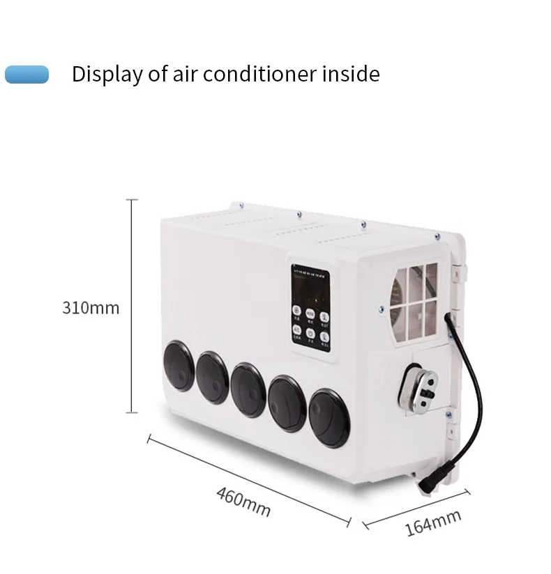 Junyize 10500btu грузовик Электрический Сплит кондиционер 12 В стояночный 24 для автомобиля RV тракторы Camper Van Motorhome