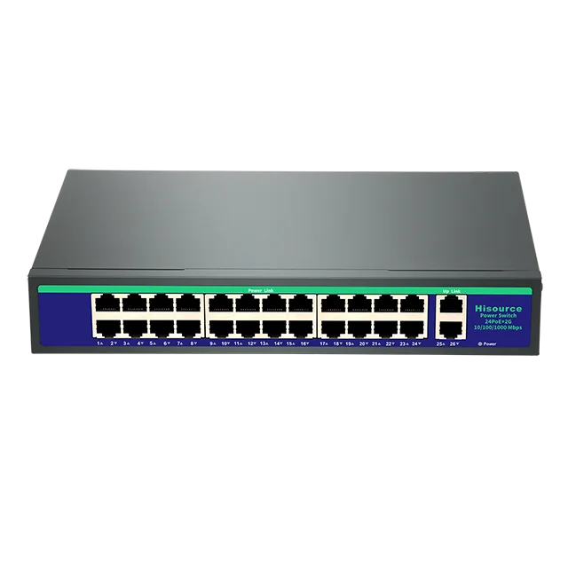 Hi-SF2420G2 POE switch 24V 10.4A total 250W