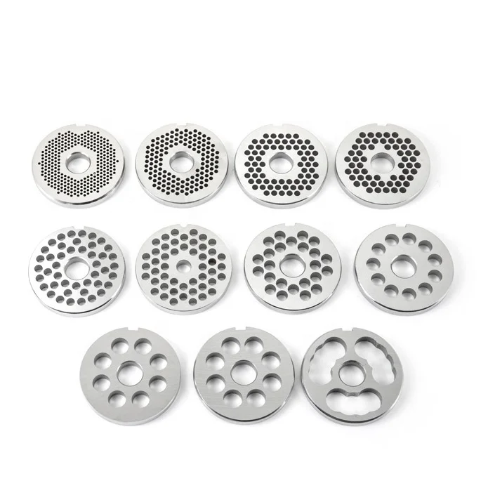 Commercial Stainless Steel Meat Grinder Cutting Plate #32 Meat Mincer Spare Parts Replacement Part