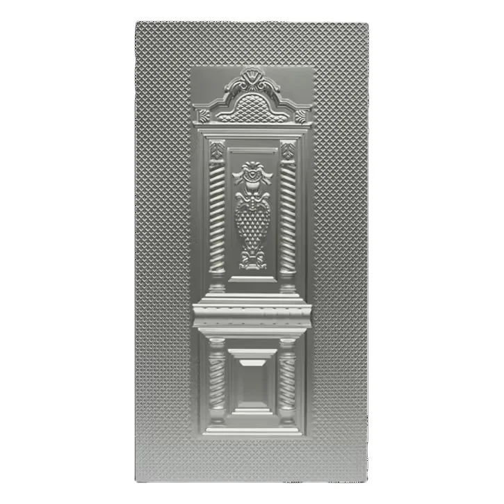 Simple Design Factory Cheap Galvanized sheet Cold Rolled Steel Stamped Steel Door Skin Metal Door Skin Steel Sheet