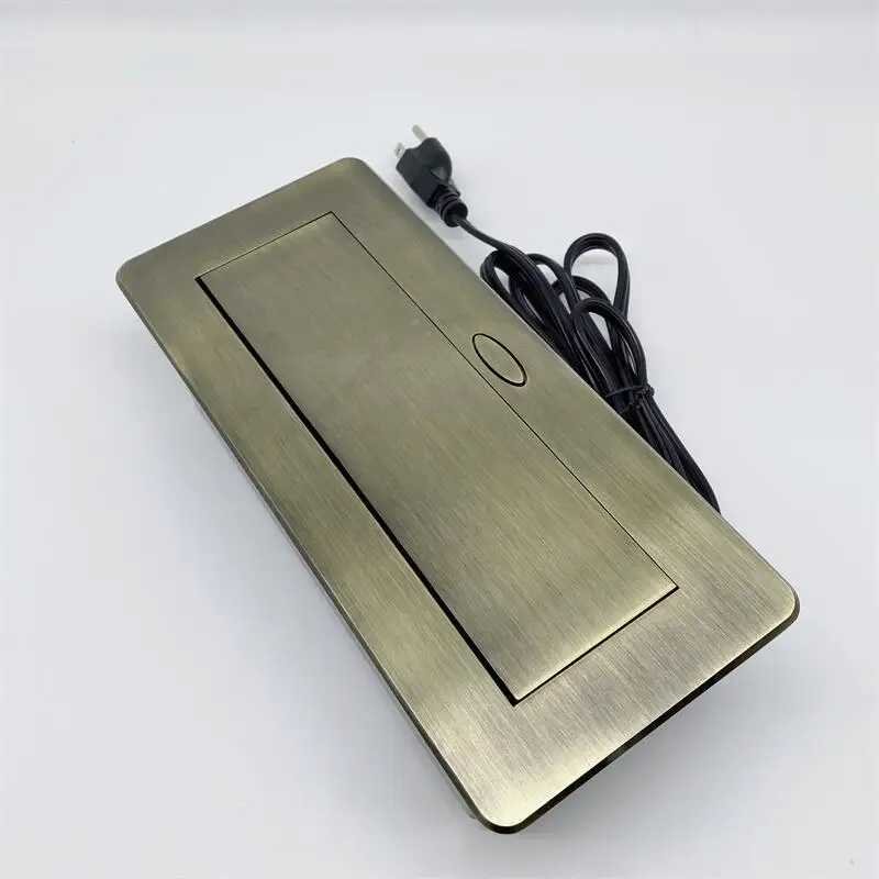 pop up  socket  mounted twin mains conference table us pop up floor receptacle Fancy desk