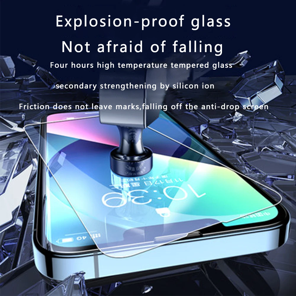 New Logo Customized Mobile Phone Green Light Film To Protect Eyes Suitable For Iphone x 12 13 Screen Protector Tempered Glass