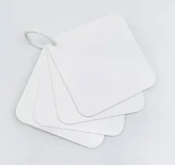 Plastic reading story photo book for baby double sided learning card Sublimation blank