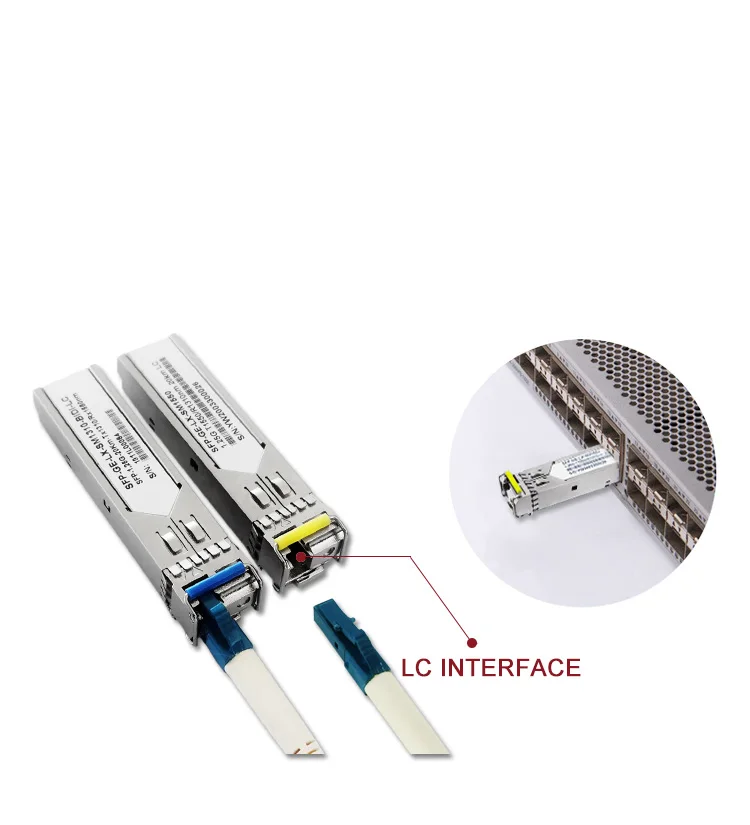 Promotion 1.25GB SFP transceiver module 20KM TX13/RX15nm  SFP-GE-LX-SM1310-BIDI-LC modulos transceptores  fiber optic Equipment