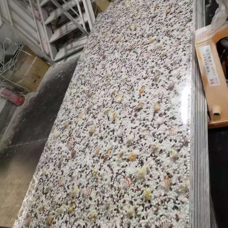 
3D shell Surface Solid UV sheets thickness 1.5-5mm PVC marble board 