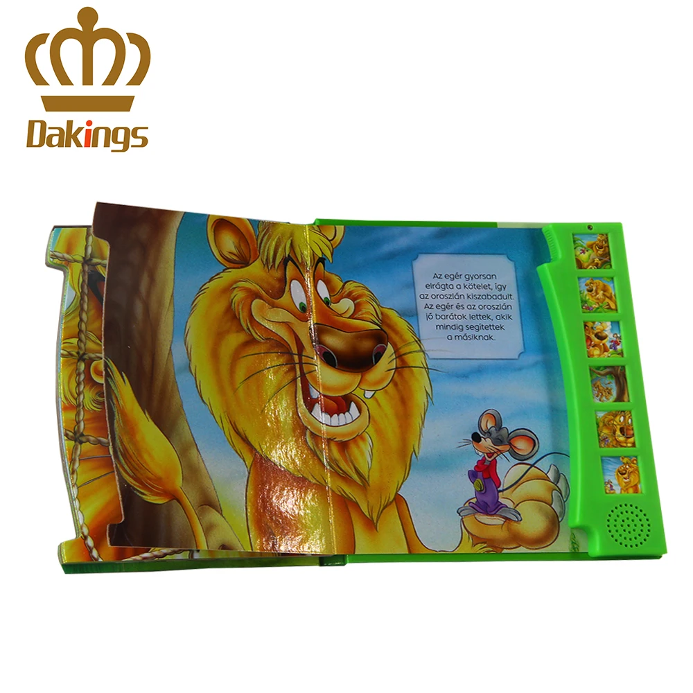 OEM high quality Children Preschool Educational eBook Gift Kids Toy Learning Touch Sound Voice E-Book