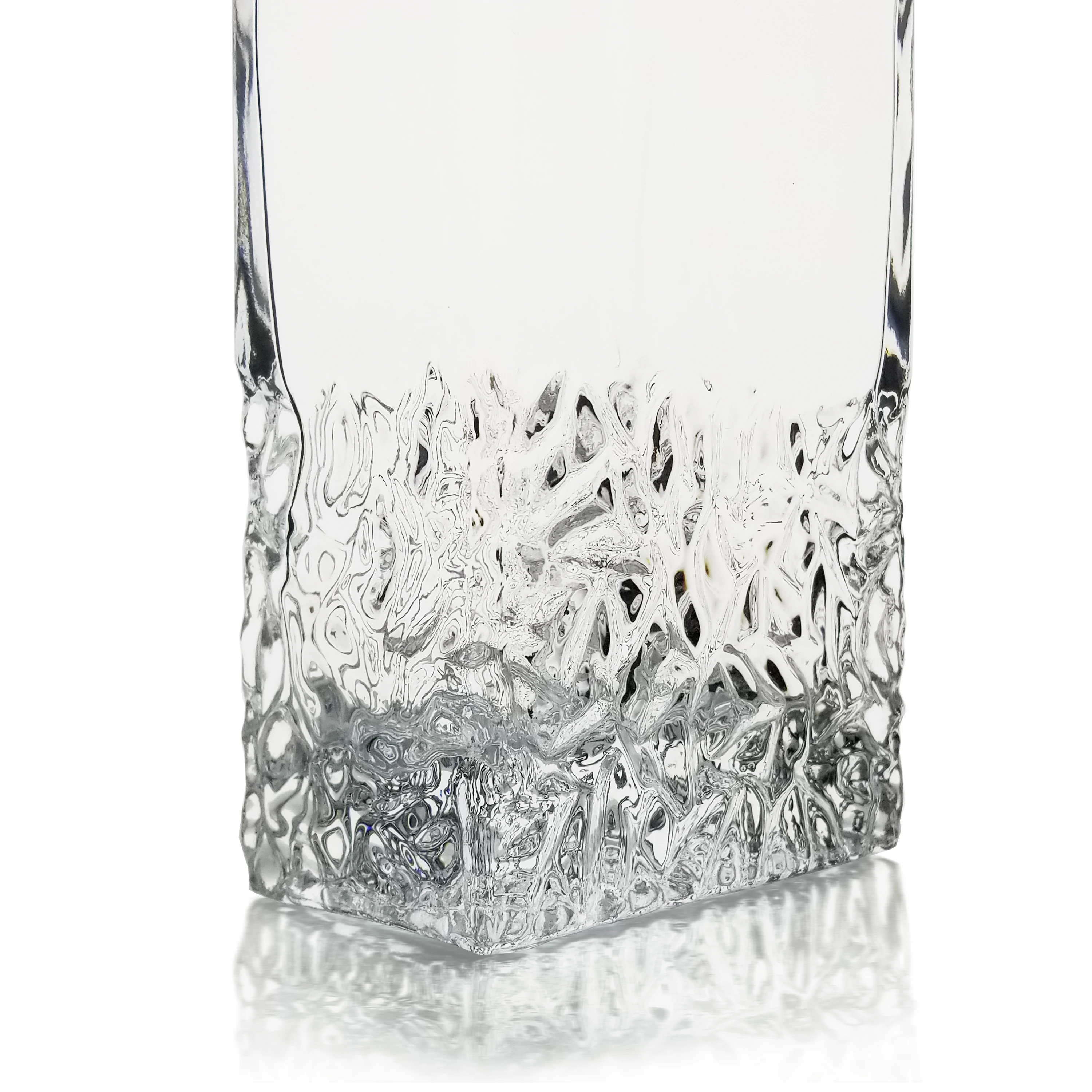 amazon hot sale 850ml perfect square whiskey decanter for whiskey brandy  liquor