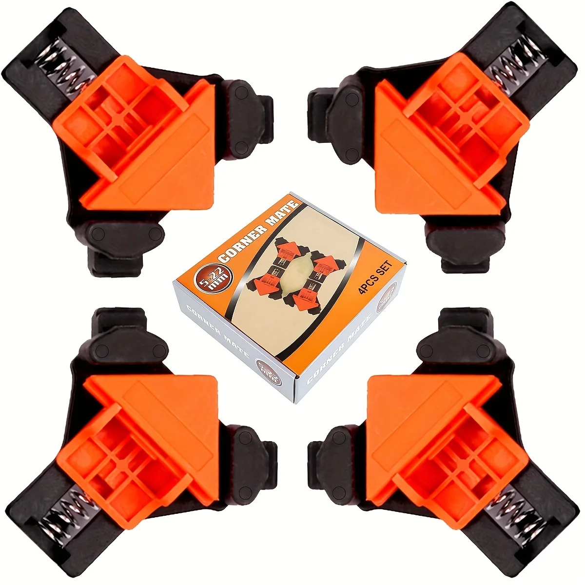 4pcs Clamp Set 60/90/120 Degrees Corner Holder Right Angle Positioning Fixing Clamp Tool