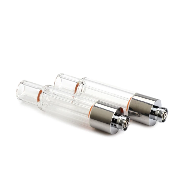 Новинка 2021, керамические катушки, картриджи для вейпа CBD, атомайзер 1 мл, круглые стеклянные пустые картриджи для вейпа 510