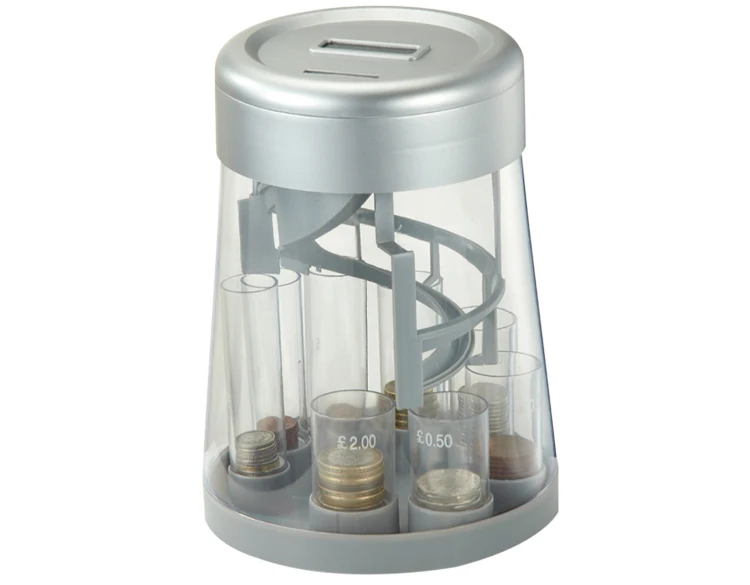 New design Dime wrappers saving bank currency counters coin acceptor with tubes