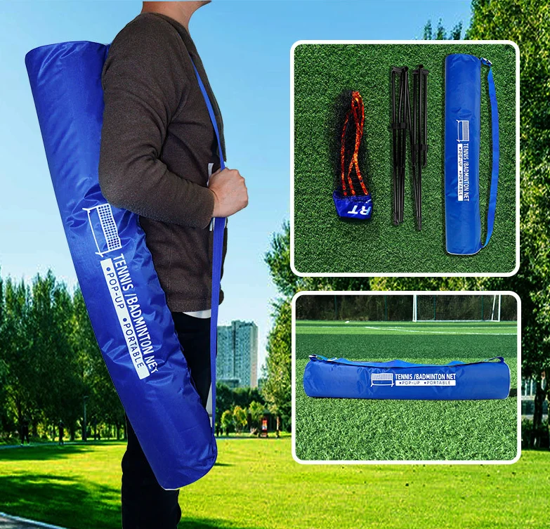 outdoor professional portable badminton nets stand pole