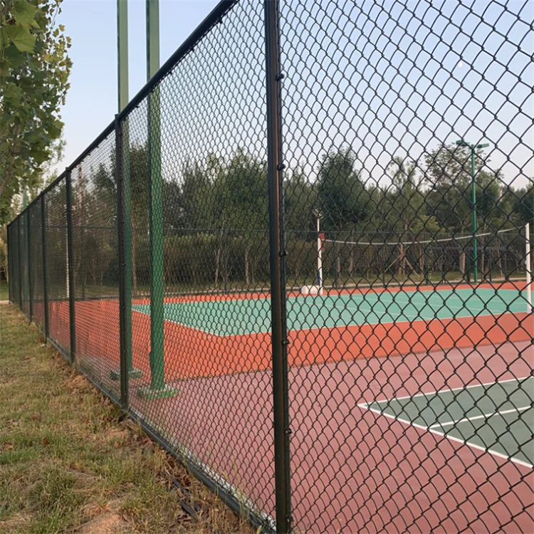 High quality Chain Link Fence Soccer Filed stadium Net hot-selling chain link fence PVC coated/galvanized chain-link fence