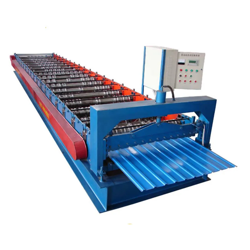 Customized Corrugated Roof Sheet Roll Forming Machine production line