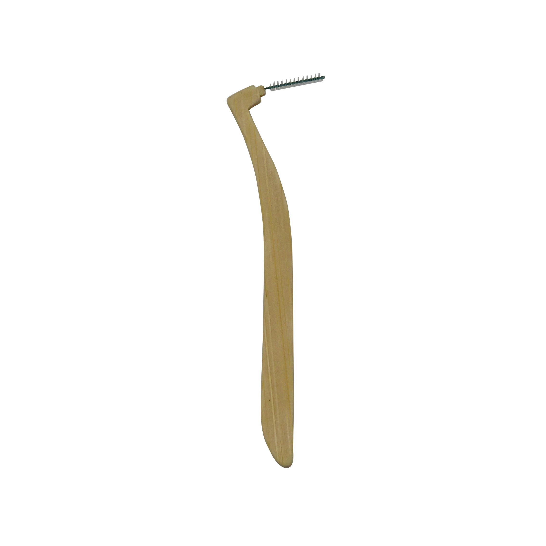 
Best selling Eco-friendly bamboo L shape interdental brush 