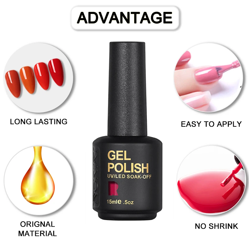 RONIKI Gel Polish Cracking Nail Lacquer 15ml Base For UV Gel Varnish Quick Drying Nail Art Crackle Gel Polish