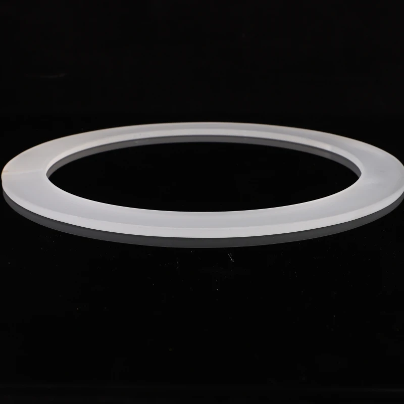 Laboratory Custom 99 %silica Translucent Frosted fused silica quartz flange glass flange ring