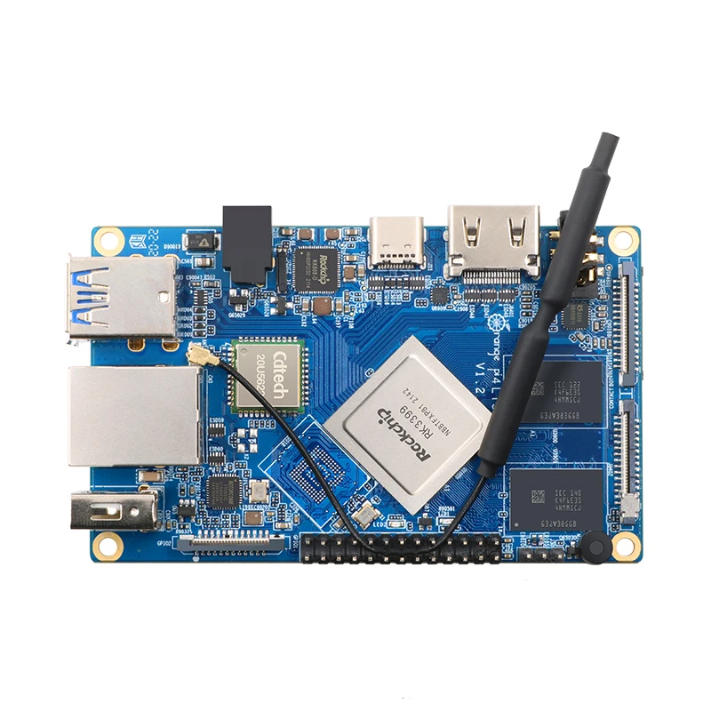 Orange Pi 4 LTS 3G/4G Rockchip RK3399-T/RK3399 Development Board with Wifi+BT5.0 Gigabit Ethernet Run Android Ubuntu Debian OS