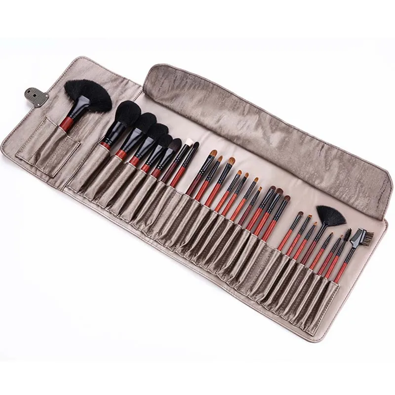 Custom make-up artist professional top high end animal makeup brush set 26pcs best quality goat hair sable hair makeup brushes