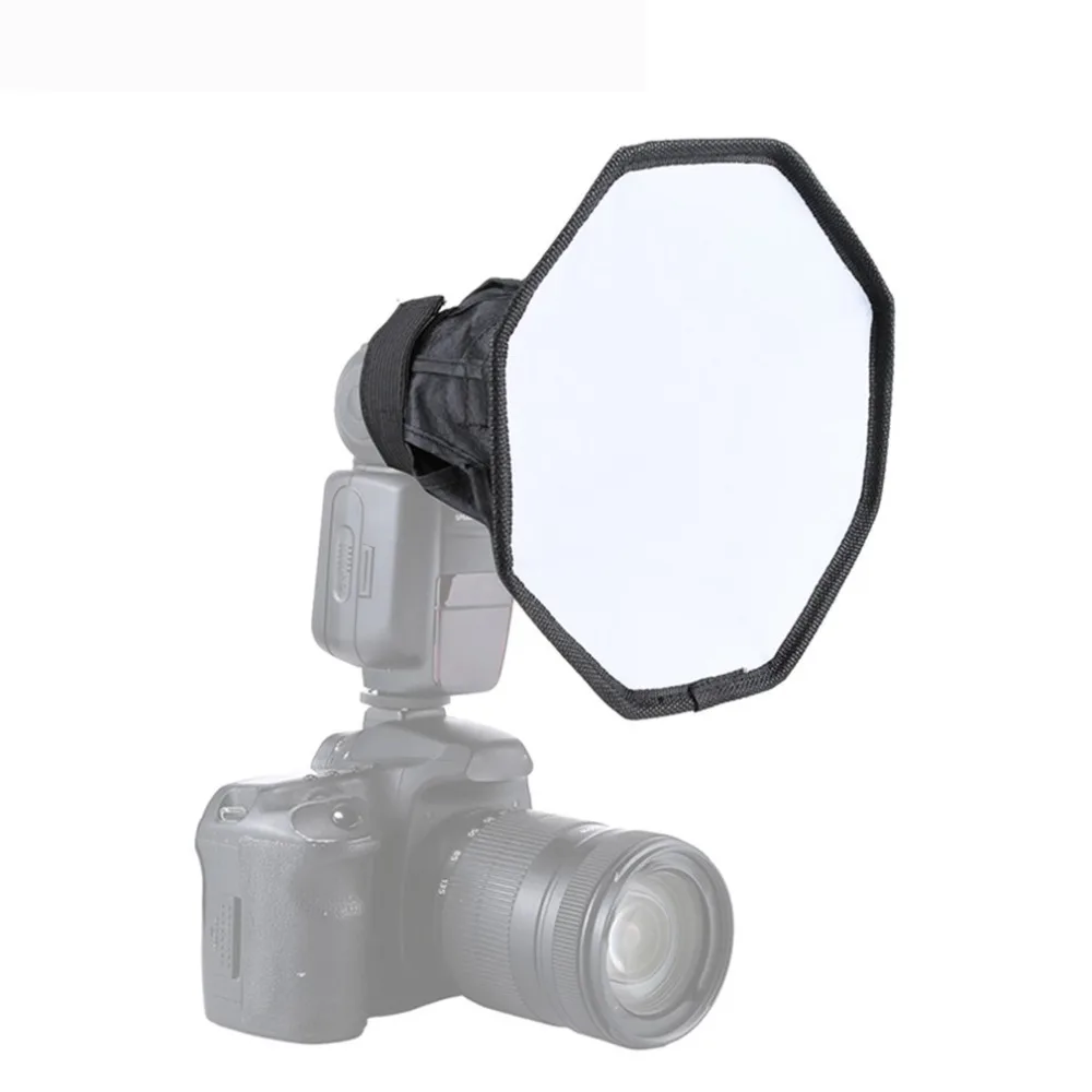 Photography Accessory 20CM 30CM Universal Camera Octangle Shape Foldable Flash Light Diffuser Speedlight Softbox