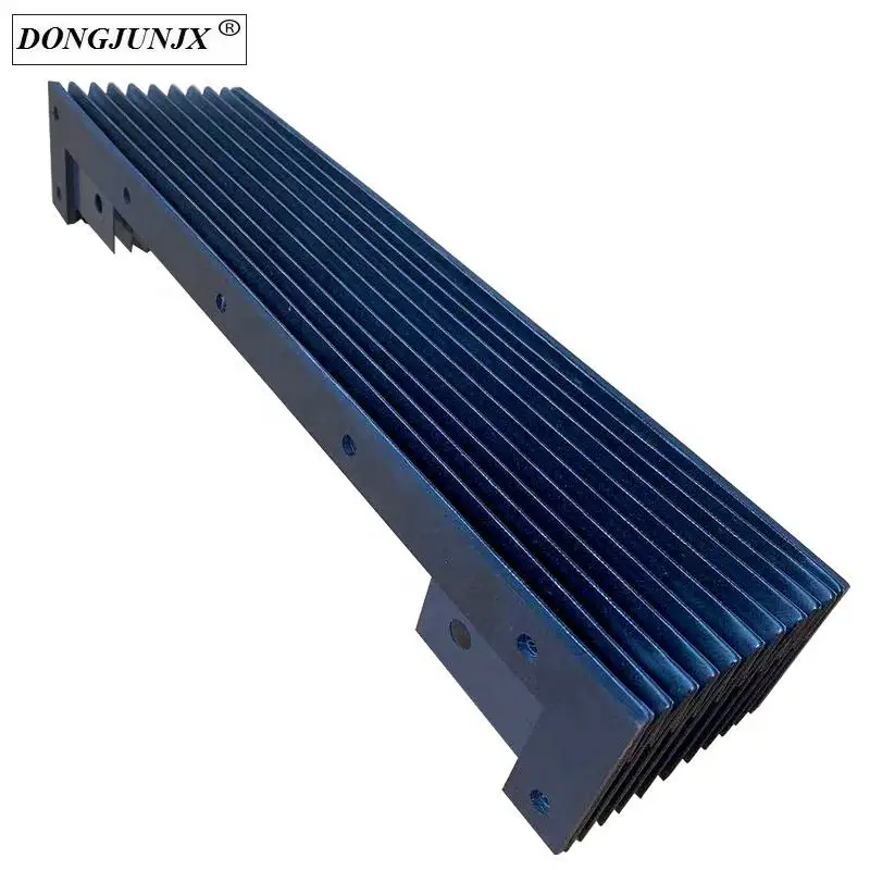 Hot Sale Flexible PVC Nylon Accordion Flat Bellow Covers for CNC Machine