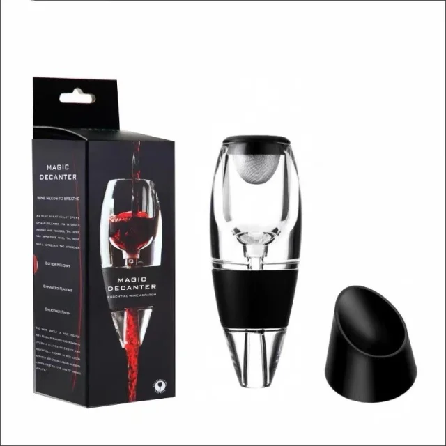 Red Wine Aerator pourer aerator wine Includes Base and strainer